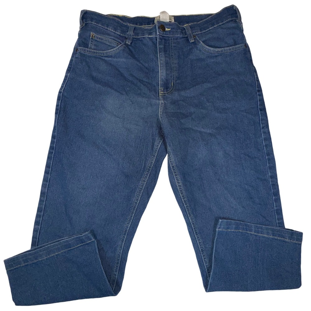 Duke Authentic Fit Jeans Style 025 Mens 34/XS Blue Denim Stretch Comfort